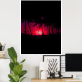 Poster Coucher de soleil d'Hawaii (Bureau à domicile)