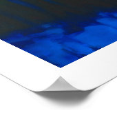 Poster Coucher de soleil d'hiver sur le lac Siljan (Coin)