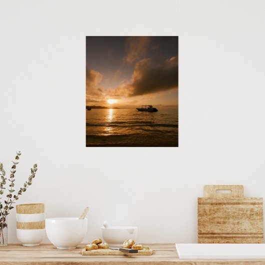 Poster Coucher de soleil d'Ishigaki (Cuisine)