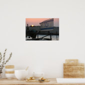 Poster Coucher de soleil d'Israël (Cuisine)