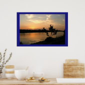 Poster Coucher de soleil Dniepr (Cuisine)