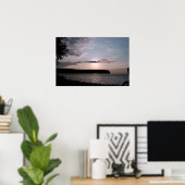 Poster Coucher de soleil du comté de Door dans le Wiscons (Bureau à domicile)