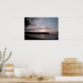 Poster Coucher de soleil du comté de Door dans le Wiscons (Cuisine)