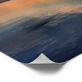 Poster Coucher de soleil du golfe du Mexique (Coin)