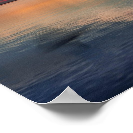 Poster Coucher de soleil du golfe du Mexique (Coin)