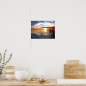Poster Coucher de soleil du golfe du Mexique (Cuisine)