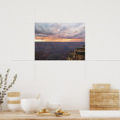 Poster Coucher de soleil du Grand Canyon (Cuisine)