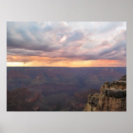 Poster Coucher de soleil du Grand Canyon (Devant)