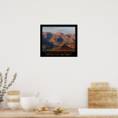 Poster Coucher de soleil du Grand Canyon (Cuisine)
