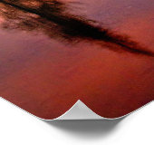 Poster Coucher de soleil du lac enchanté (Coin)