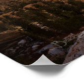 Poster Coucher de soleil du lac Fin Dome moyen Rae - sent (Coin)