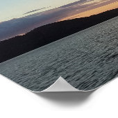 Poster Coucher de soleil du lac Winnipesaukee (Coin)