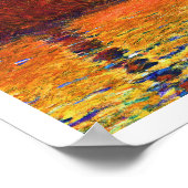 Poster Coucher de soleil du Monet : San Giorgio Maggiore  (Coin)