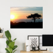 Poster coucher de soleil du pacifique (Bureau à domicile)