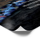 Poster coucher de soleil du Pacifique DESIDERATA (Coin)