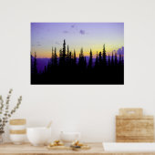 Poster Coucher de soleil du parc de granit (Cuisine)