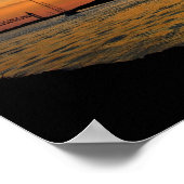 Poster Coucher de soleil du pont Bourne (Coin)