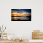 Poster Coucher de soleil du pont de Carquinez (Cuisine)