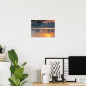 Poster Coucher de soleil du soir (Bureau à domicile)