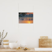 Poster Coucher de soleil du soir (Cuisine)