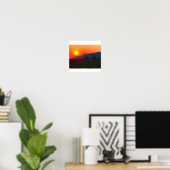 Poster Coucher de soleil en Afrique du Sud (Bureau à domicile)