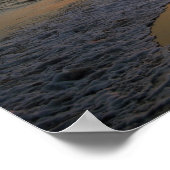 Poster Coucher de soleil en bord de mer (Coin)