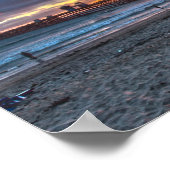 Poster Coucher de soleil en bord de mer (Coin)