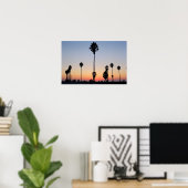 Poster Coucher de soleil en Californie (Bureau à domicile)