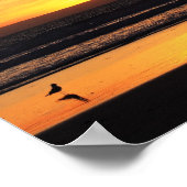 Poster Coucher de soleil en Californie (Coin)