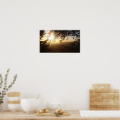 Poster Coucher de soleil en Californie (Cuisine)