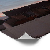 Poster Coucher de soleil en hiver (Coin)