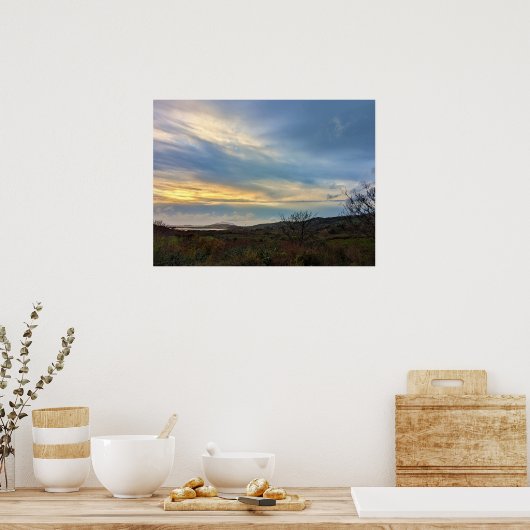 Poster Coucher de soleil en Irlande 17 (Cuisine)