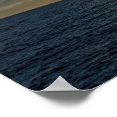 Poster Coucher de soleil en Ligurie - Cinque Terre, Itali (Coin)