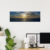 Poster Coucher de soleil en Ligurie - Cinque Terre, Itali (Bureau à domicile)