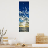 Poster Coucher de soleil en Ligurie - Cinque Terre, Itali (Cuisine)