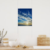 Poster Coucher de soleil en Ligurie - Cinque Terre, Itali (Cuisine)