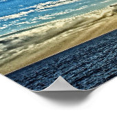 Poster Coucher de soleil en Ligurie - Cinque Terre, Itali (Coin)