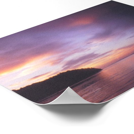 Poster Coucher de soleil en Thaïlande (Coin)