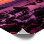 Poster Coucher de soleil époustouflant avec une citation (Coin)