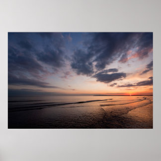 Poster Coucher de soleil et ciel extraordinaire sur Cambe