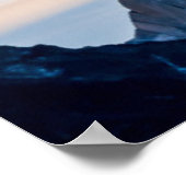 Poster Coucher De Soleil Et Nuages Sur Le Mont Fitzroy (Coin)
