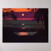 Poster Coucher de soleil - Felix Vallotton (Devant)