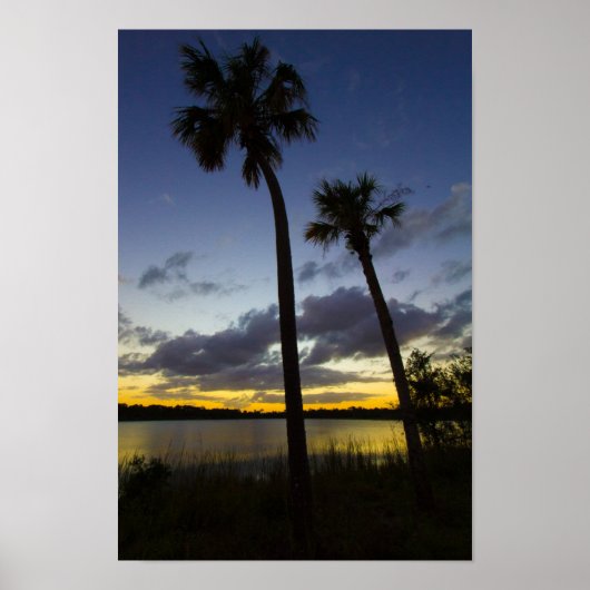 Poster Coucher de soleil, George Lestrange Preserve, Fort (Devant)