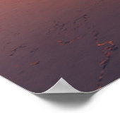 Poster coucher de soleil : glace brûlante (Coin)
