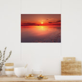 Poster coucher de soleil : glace brûlante (Cuisine)