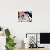 Poster Coucher de soleil hawaïen (Bureau à domicile)