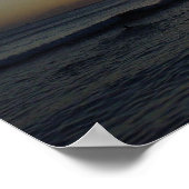 Poster Coucher de soleil hawaïen 4 (Coin)