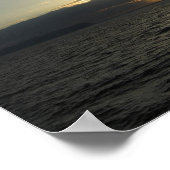 POSTER COUCHER DE SOLEIL HAWAIIEN (Coin)