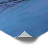 Poster Coucher de soleil hivernal (Coin)