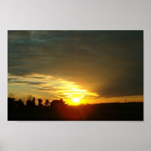 Poster Coucher de soleil I-57 (Devant)